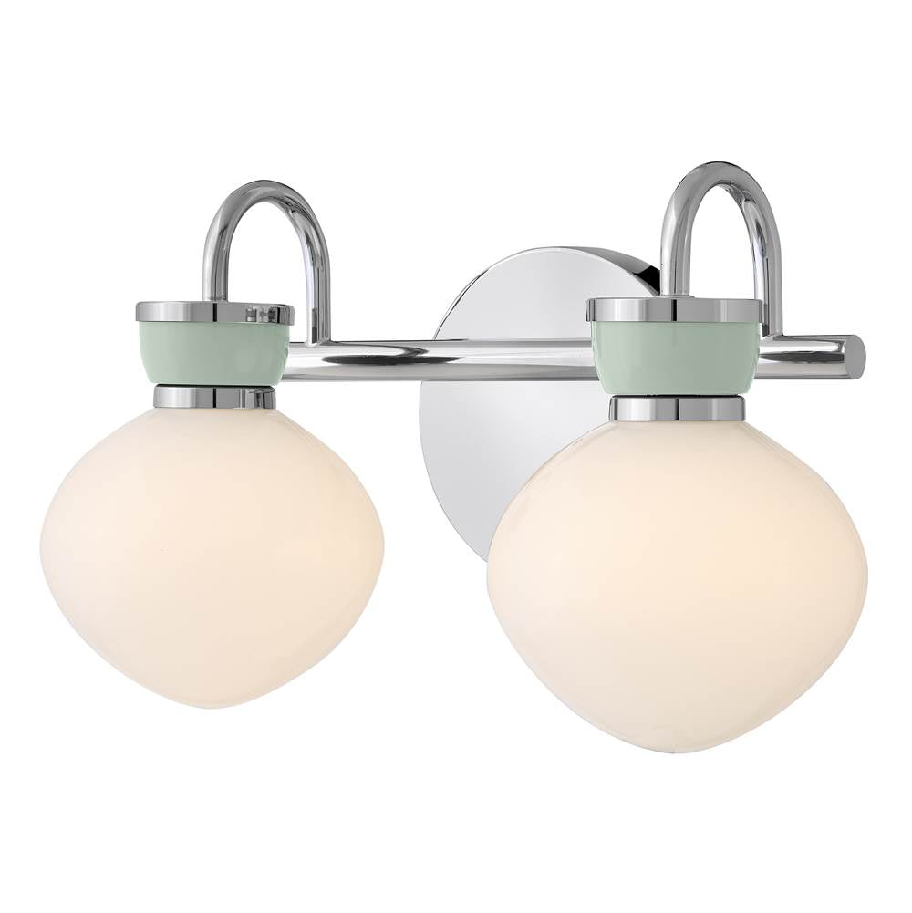 Lark 85592CM-SF Chrome Small Two Light Vanity Image 3