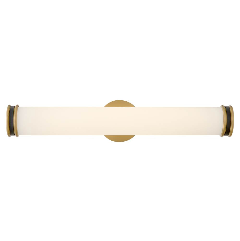 Lark 85652LCB-BK Lacquered Brass Medium Led Vanity Image 1