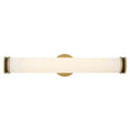 Lark 85652LCB-BK Lacquered Brass Medium Led Vanity Image 1