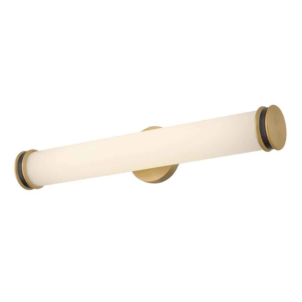 Lark 85652LCB-BK Lacquered Brass Medium Led Vanity Image 4