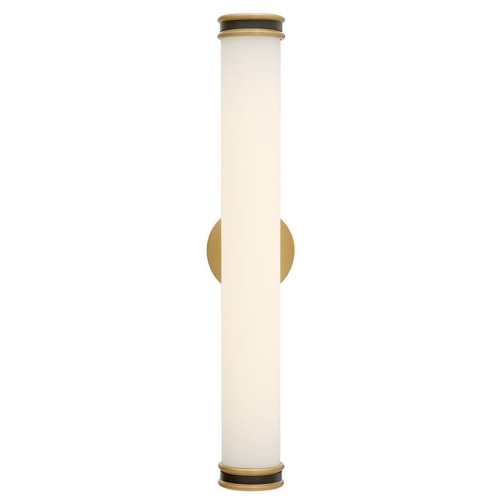 Lark 85652LCB-BK Lacquered Brass Medium Led Vanity Image 3
