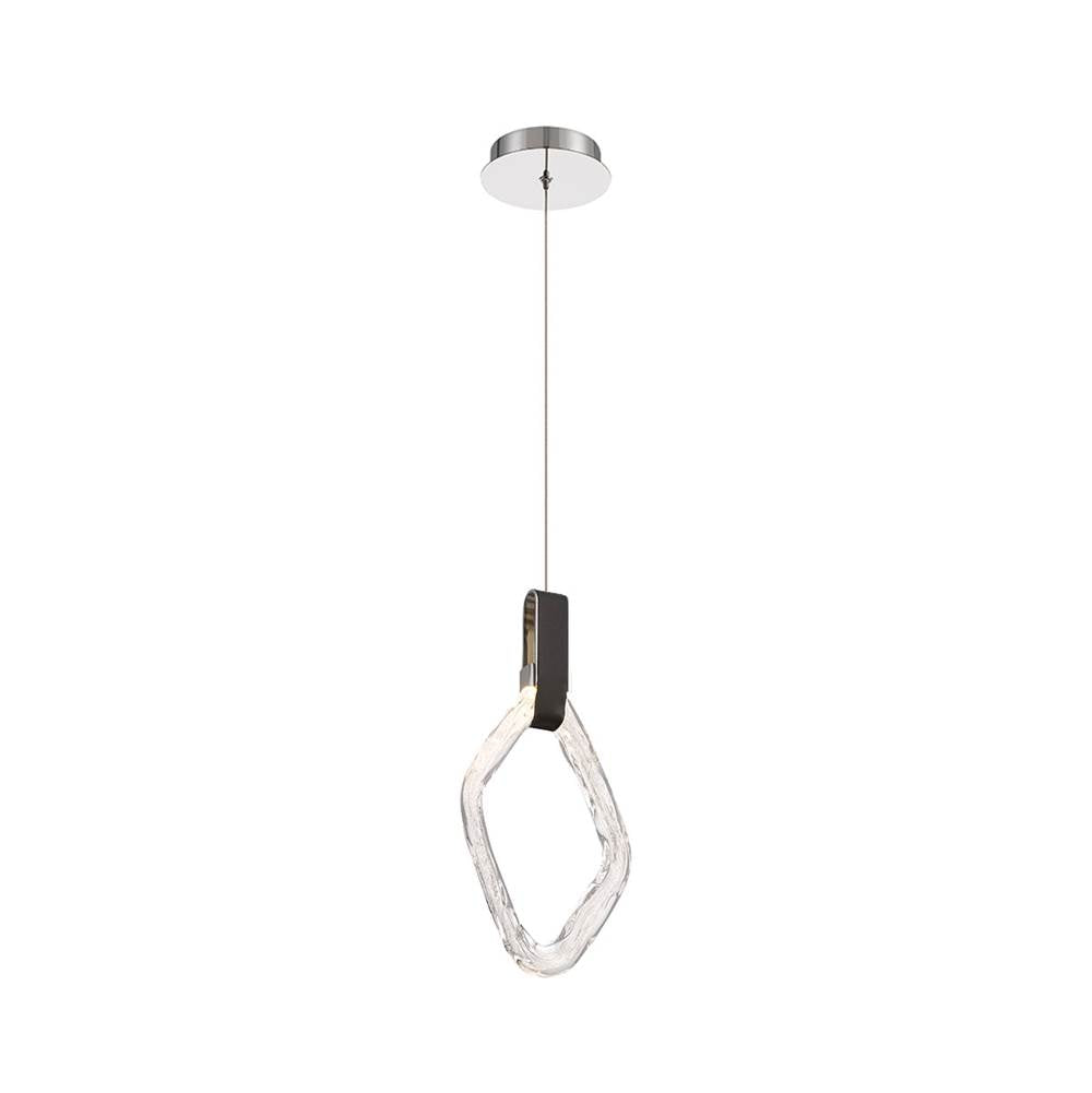 Lib&Co 10101-01 Chrome Catania, 1 Light Led Pendant, Chrome Image 1