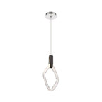 Lib&Co 10101-01 Chrome Catania, 1 Light Led Pendant, Chrome Image 1