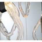 Lib&Co 10102-01 Chrome Catania, 8 Light Round Led Chandelier, Chrome Image 3