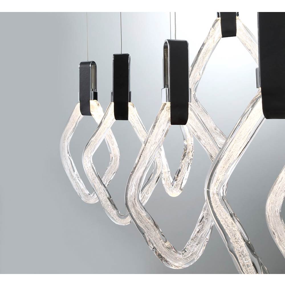 Lib&Co 10103-01 Chrome Catania, 13 Light Round Led Chandelier, Chrome Image 2