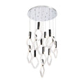 Lib&Co 10103-01 Chrome Catania, 13 Light Round Led Chandelier, Chrome Image 1