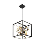 Lib&Co Terlizzi, Square Led Chandelier, Matte Black