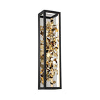 Lib&Co 10111-02 Matte Black And Gold Accent Terlizzi, Medium Led Wall Mount, Matte Black Image 6
