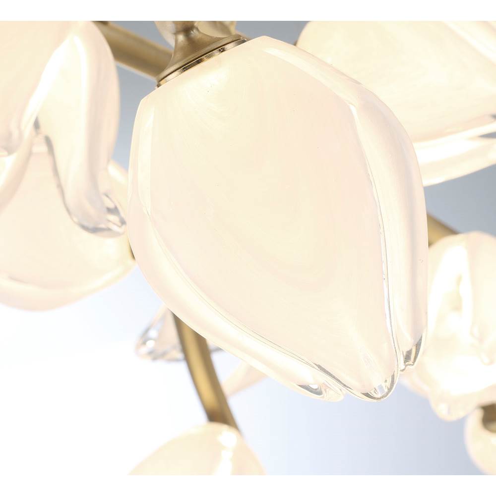 Lib&Co 10114-03 Champagne Gold Belluno, 15 Light Led Chandelier, Champagne Gold Image 5
