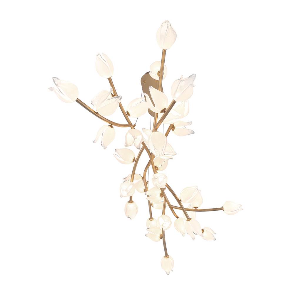 Lib&Co 10116-03 Champagne Gold Belluno, 37 Light Oval Led Chandelier, Champagne Gold Image 9