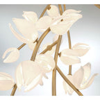 Lib&Co 10116-03 Champagne Gold Belluno, 37 Light Oval Led Chandelier, Champagne Gold Image 2