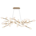 Lib&Co 10116-03 Champagne Gold Belluno, 37 Light Oval Led Chandelier, Champagne Gold Image 1