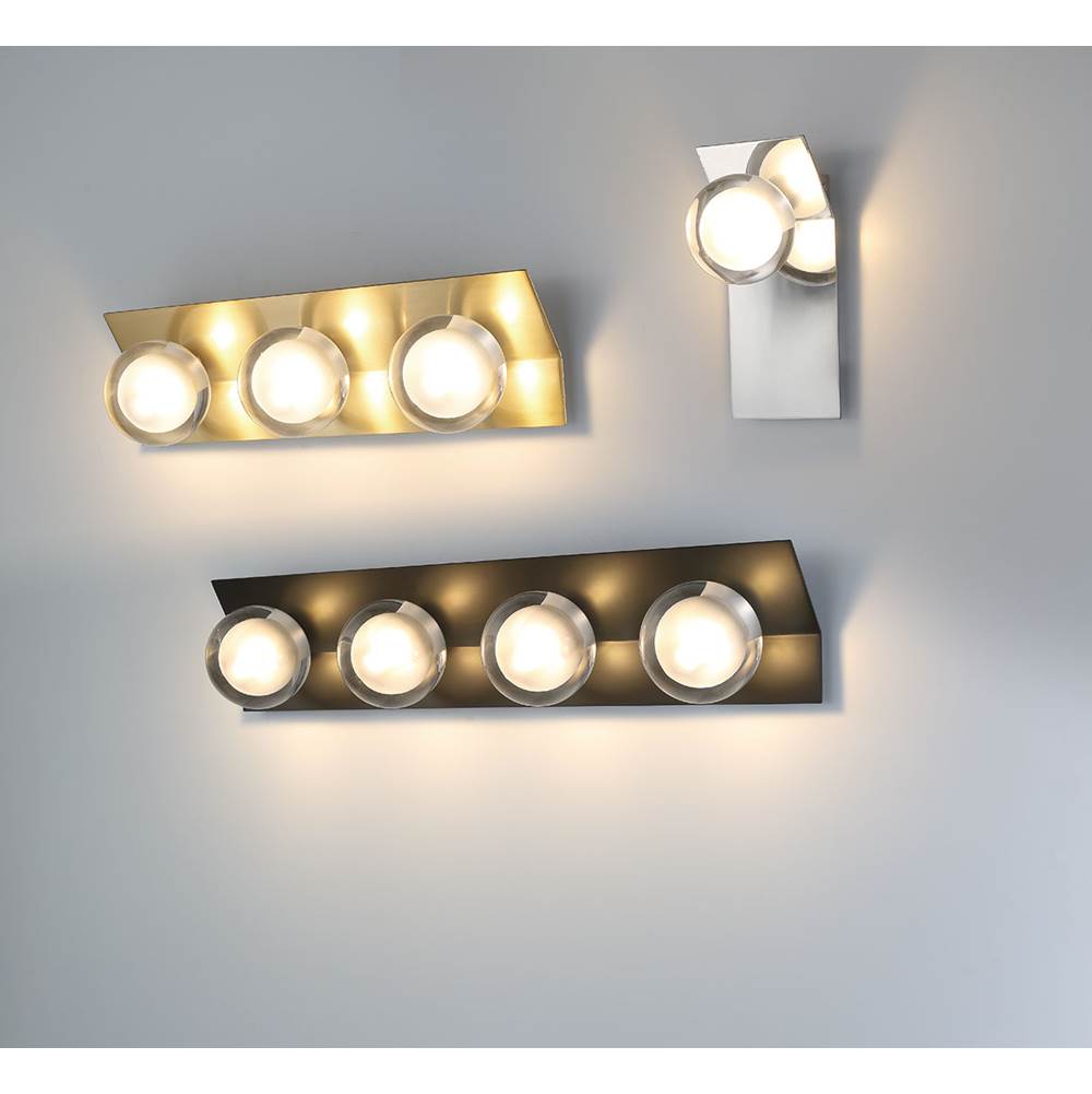 Lib&Co Vinci, 1 Light Led Wall Mount, Chrome