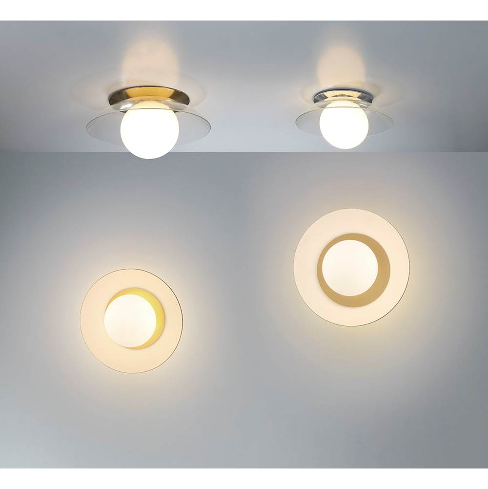 Lib&Co Ancona, Large 1 Light Ceiling,wall Mount, Chrome