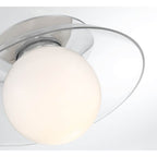 Lib&Co 10124-01 Chrome Ancona, Large 1 Light Ceiling,wall Mount, Chrome Image 3