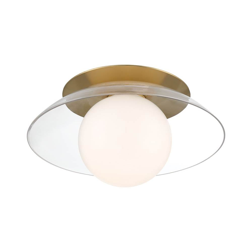 Lib&Co 10124-05 Soft Brass Ancona, Large 1 Light Ceiling,wall Mount, Soft Brass Image 7