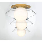 Lib&Co 10124-05 Soft Brass Ancona, Large 1 Light Ceiling,wall Mount, Soft Brass Image 4