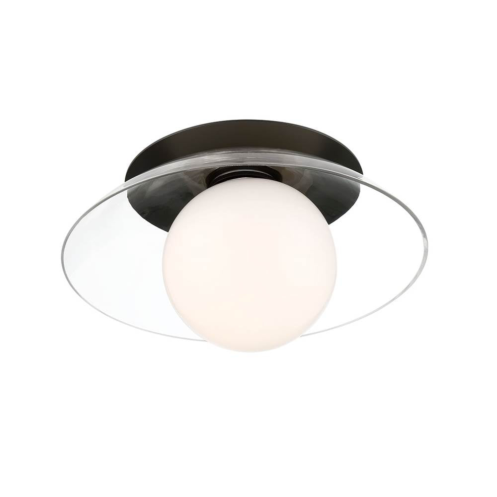 Lib&Co 10124-06 Metallic Black Ancona, Large 1 Light Ceiling,wall Mount, Metallic Black Image 8