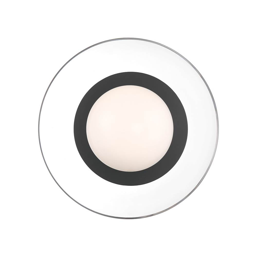 Lib&Co 10124-06 Metallic Black Ancona, Large 1 Light Ceiling,wall Mount, Metallic Black Image 6