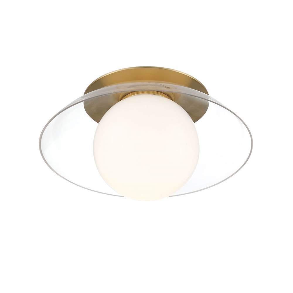 Lib&Co 10125-05 Soft Brass Ancona, Small 1 Light Ceiling,wall Mount, Soft Brass Image 7
