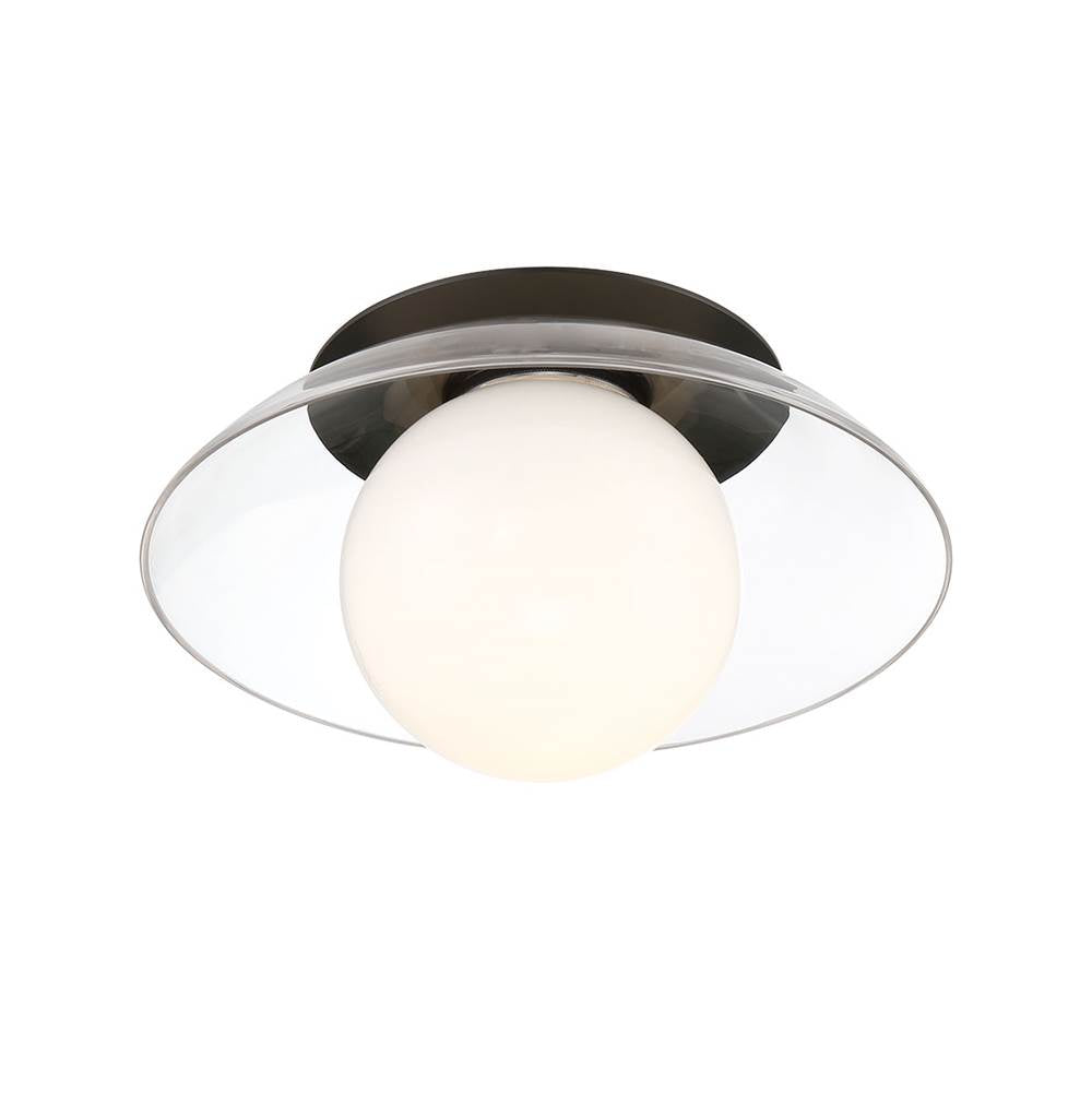 Lib&Co 10125-06 Metallic Black Ancona, Small 1 Light Ceiling,wall Mount, Metallic Black Image 7