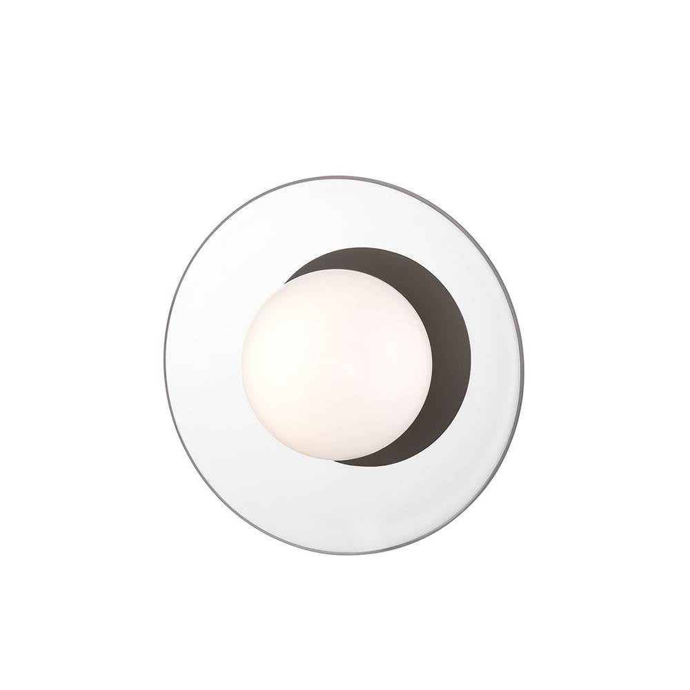 Lib&Co 10125-06 Metallic Black Ancona, Small 1 Light Ceiling,wall Mount, Metallic Black Image 6