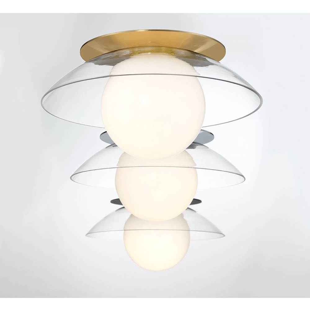 Lib&Co 10125-06 Metallic Black Ancona, Small 1 Light Ceiling,wall Mount, Metallic Black Image 2