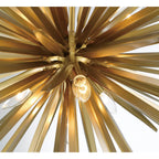 Lib&Co 10128-05 Soft Brass Trapani, 7 Light Chandelier, Soft Brass Image 2