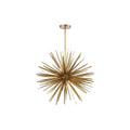 Lib&Co 10128-05 Soft Brass Trapani, 7 Light Chandelier, Soft Brass Image 1