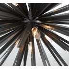 Lib&Co Trapani, 7 Light Chandelier, Soft Brass