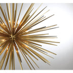 Lib&Co Trapani, 14 Light Chandelier, Soft Brass
