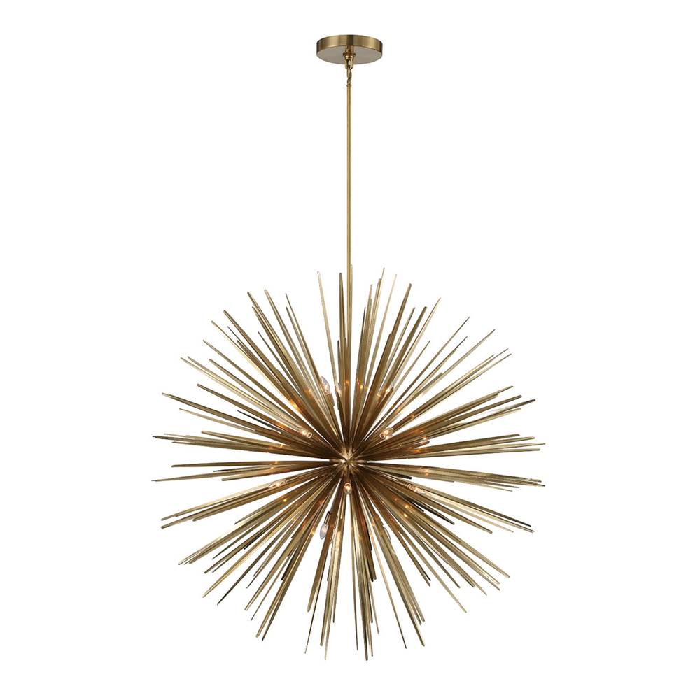 Lib&Co 10130-05 Soft Brass Trapani, 18 Light Grand Chandelier, Soft Brass Image 1