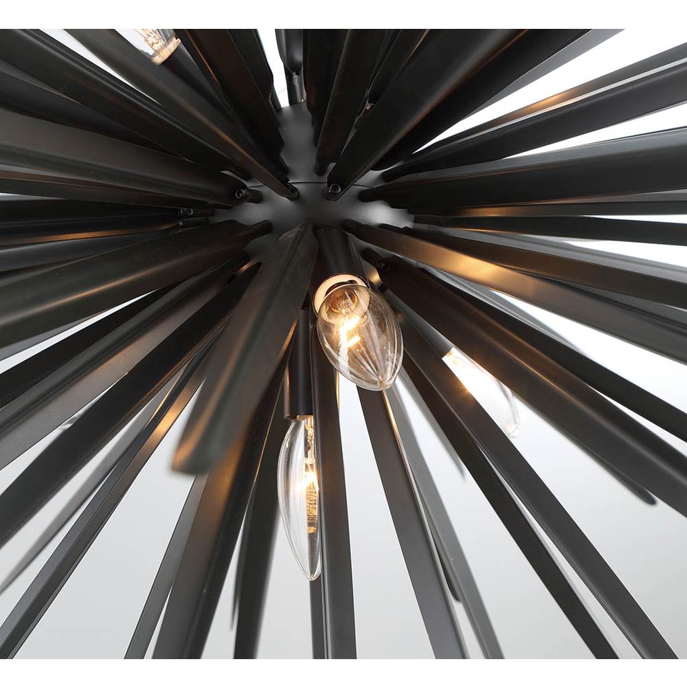 Lib&Co Trapani, 18 Light Grand Chandelier, Soft Brass