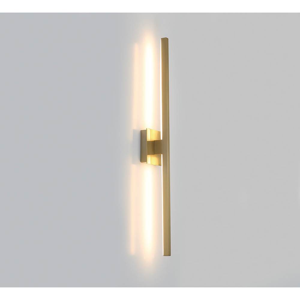 Lib&Co 10131-05 Soft Brass Ragusa, Large Led Wall Mount, Soft Brass Image 2