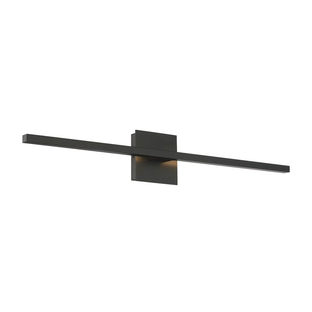 Lib&Co 10131-06 Metallic Black Ragusa, Large Led Wall Mount, Metallic Black Image 3