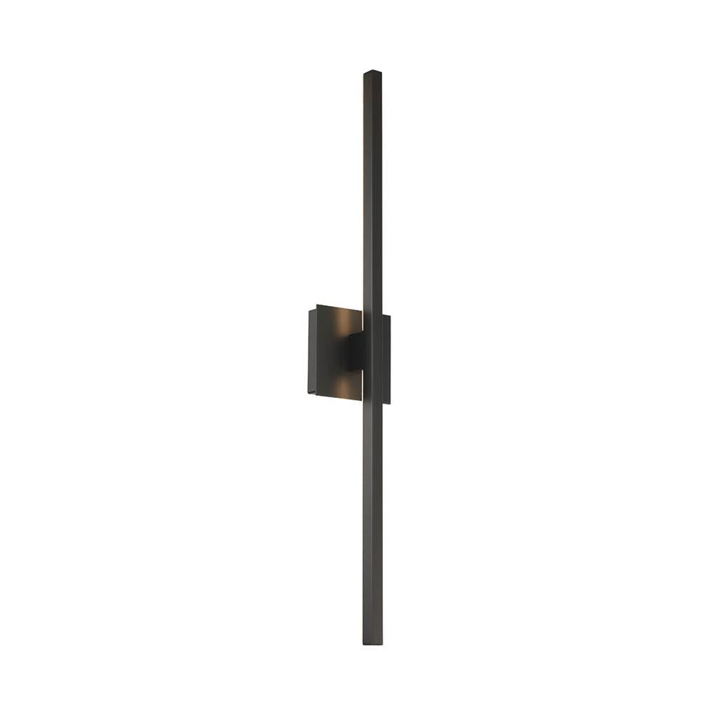 Lib&Co 10131-06 Metallic Black Ragusa, Large Led Wall Mount, Metallic Black Image 2