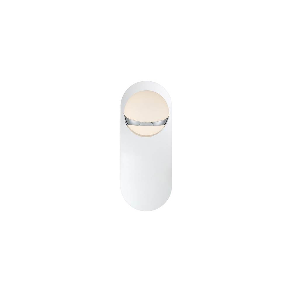 Lib&Co 10133-01 Chrome Rovigo, 1 Light Led Wall Mount, Chrome Image 1
