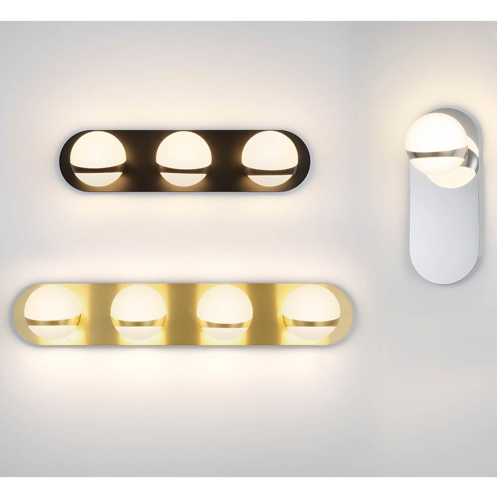 Lib&Co 10133-07 Plated Brushed Gold Rovigo, 1 Light Led Wall Mount, Plated Brushed Gold Image 2