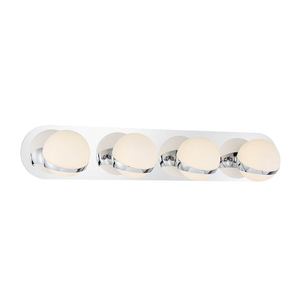 Lib&Co Rovigo, 4 Light Led Wall Mount, Chrome