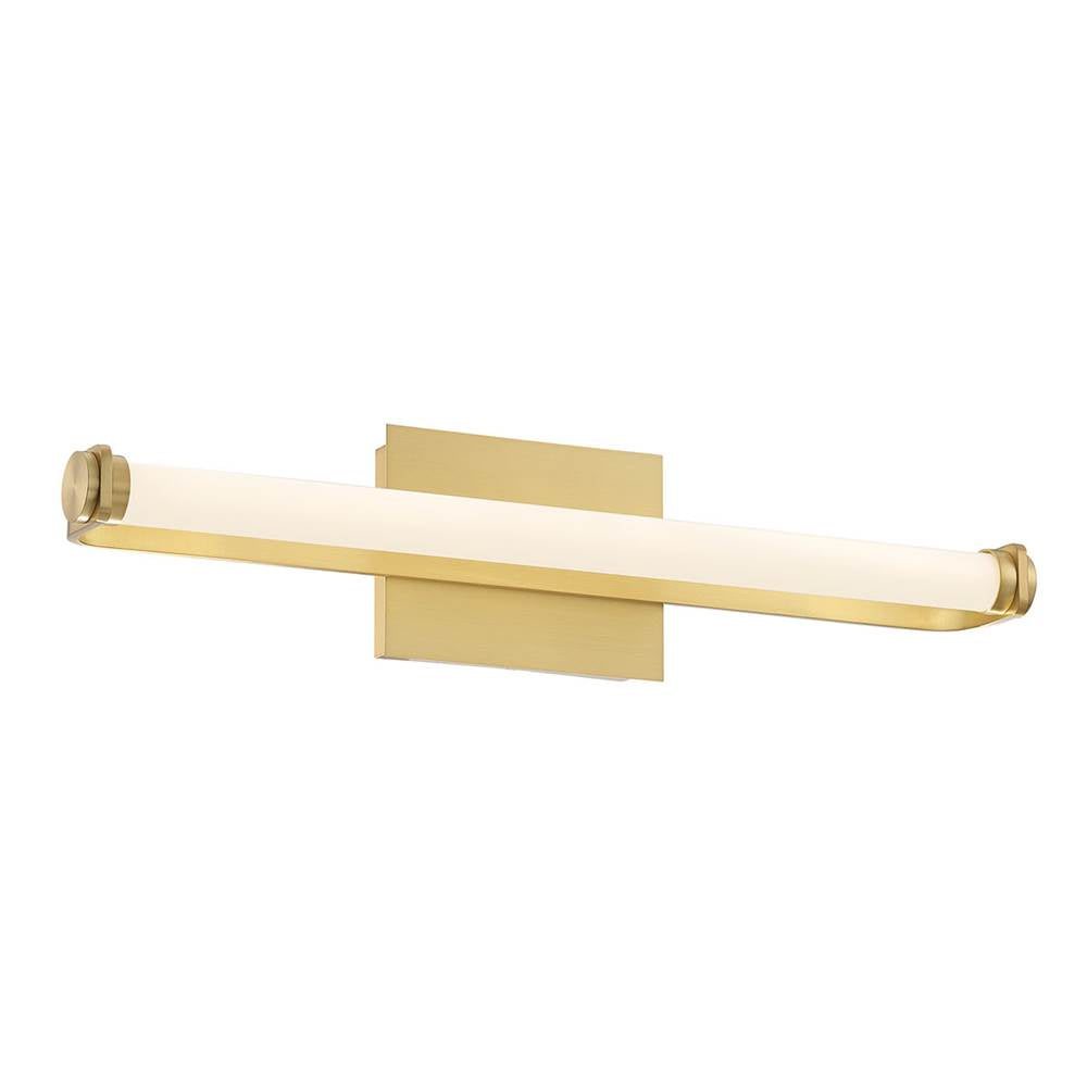 Lib&Co 10136-07 Plated Brushed Gold Mola, Medium Led Wall Mount, Plated Brushed Gold Image 4
