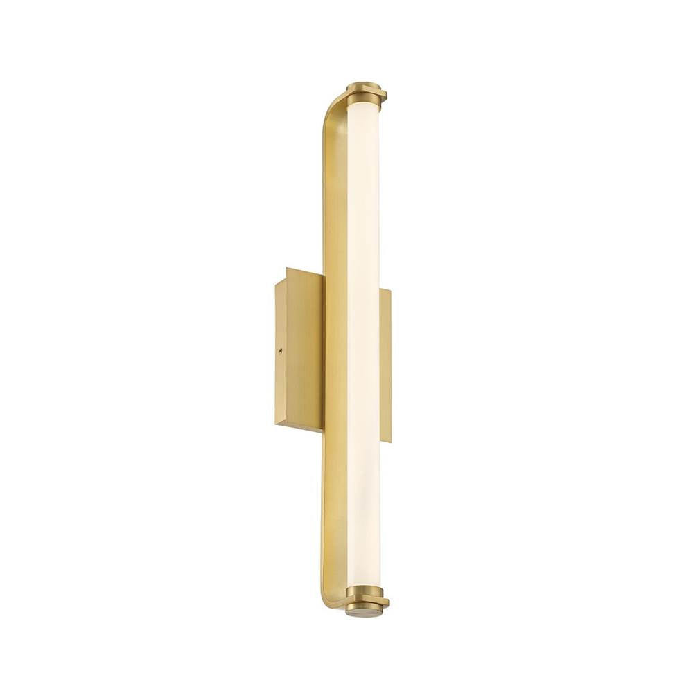 Lib&Co 10136-07 Plated Brushed Gold Mola, Medium Led Wall Mount, Plated Brushed Gold Image 3
