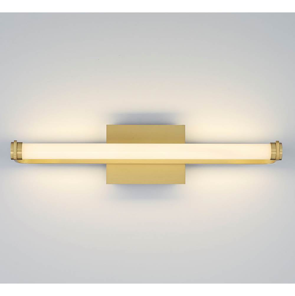 Lib&Co 10136-07 Plated Brushed Gold Mola, Medium Led Wall Mount, Plated Brushed Gold Image 2