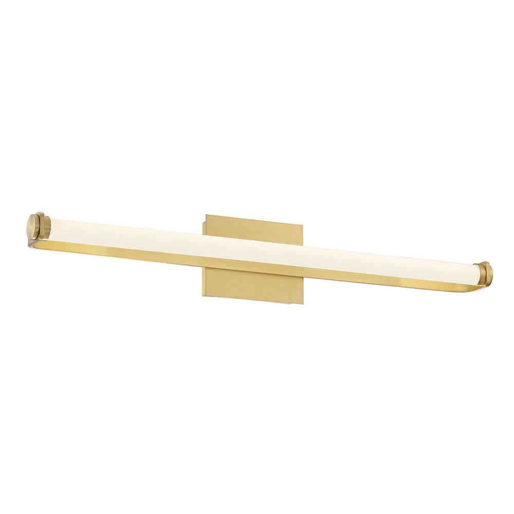 Lib&Co 10137-07 Plated Brushed Gold Mola, Large Led Wall Mount, Plated Brushed Gold Image 3