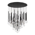 Lib&Co 10148-02 Matte Black Positano, 44 Light Round Led Chandelier, Matte Black Image 1