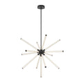 Lib&Co 10154-02 Matte Black Volterra, Large Led Chandelier, Matte Black Image 1