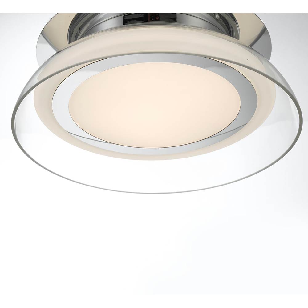 Lib&Co Pescara, Large Led Ceiling Mount, Chrome