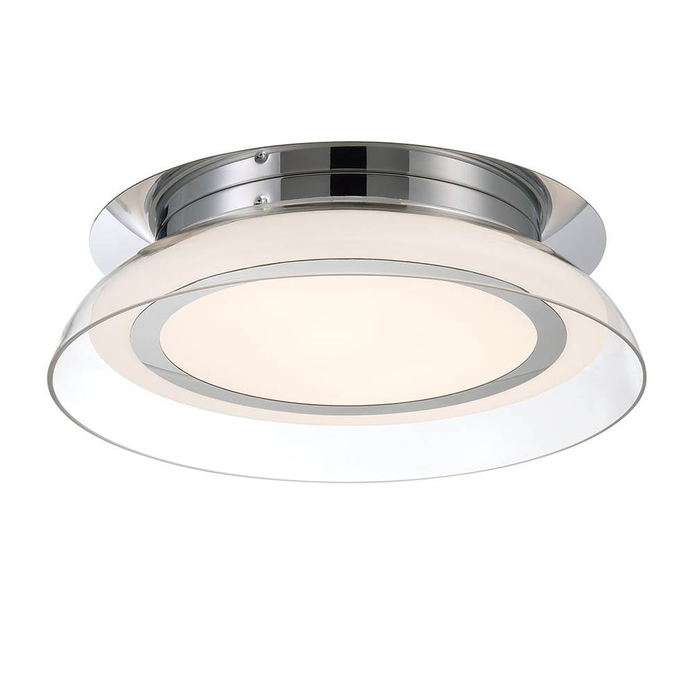 Lib&Co 10156-01 Chrome Pescara, Large Led Ceiling Mount, Chrome Image 1