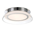 Lib&Co 10156-01 Chrome Pescara, Large Led Ceiling Mount, Chrome Image 1