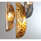 Lib&Co Sorrento, 3 Light Led Pendant, Copper, Chrome Canopy