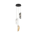 Lib&Co 10162-023-02 Black Sorrento, 3 Light Led Pendant, Mixed, Black Canopy Image 1